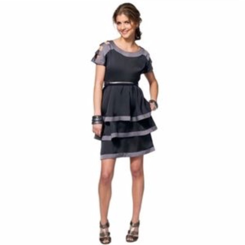 GO international silky tiered dress